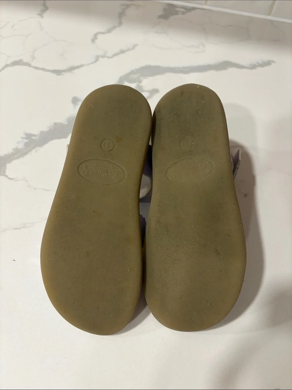 Footmates Eco-Ariel Sandals in Lavender, Size 13 Little Kid